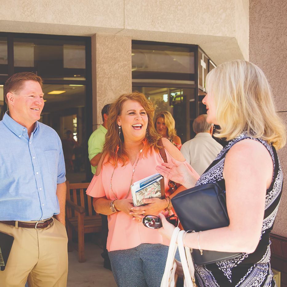 people, mingle, church service, worship, mennonite mutual insurance